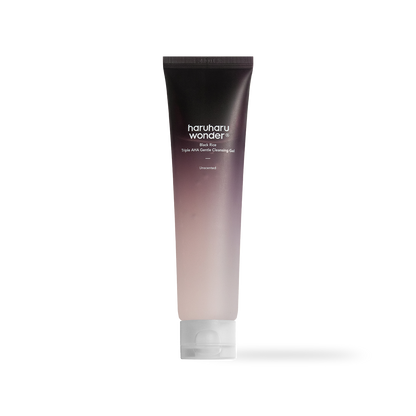 haruharuwonder Black Rice Triple AHA Gentle Cleansing Gel Unscented 100ml product image 1