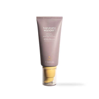 haruharuwonder Black Rice Pure Mineral Relief Daily Sunscreen Unscented SPF50+ 50ml product image 1