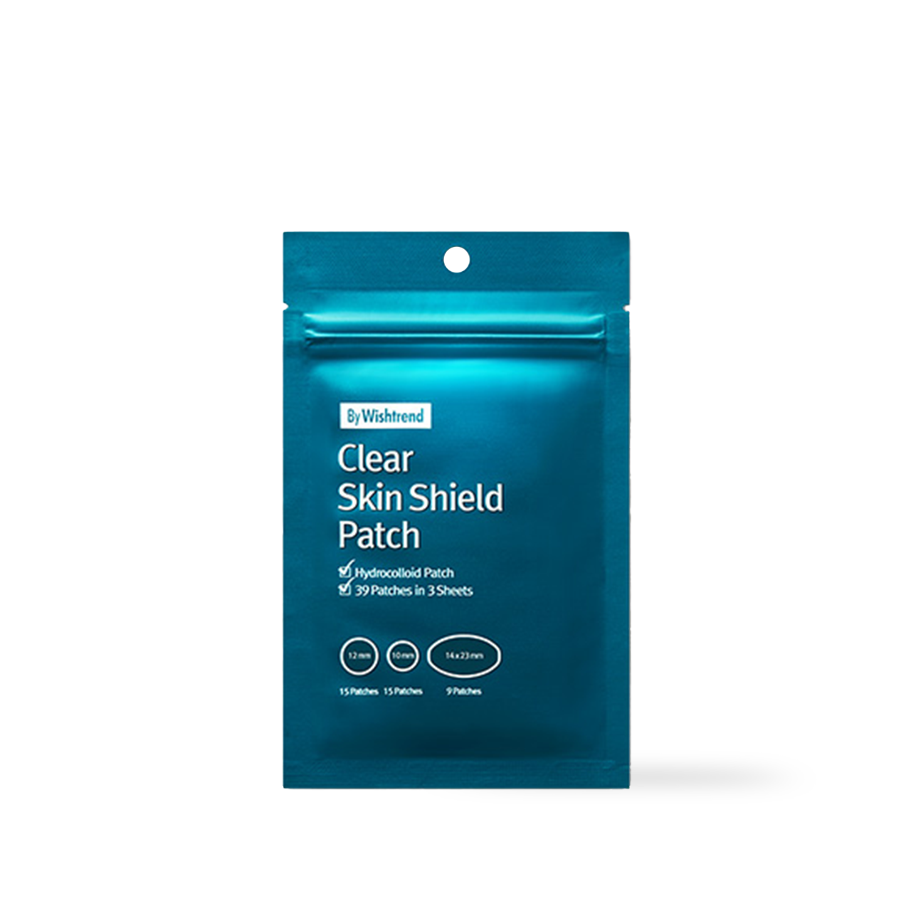 ByWishtrend Clear Skin Shield Patch (39 Patches in 3 Sizes)