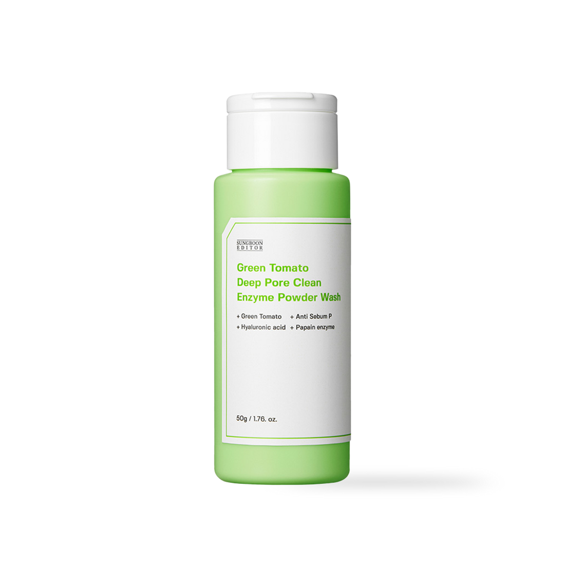 SUNGBOON EDITOR Green Tomato Deep Pore Clean Enzyme Powder Wash 50g