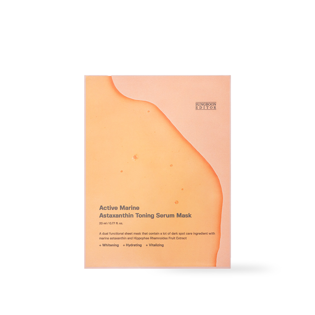 SUNGBOON EDITOR Active Marine Astaxanthin Mask 23g