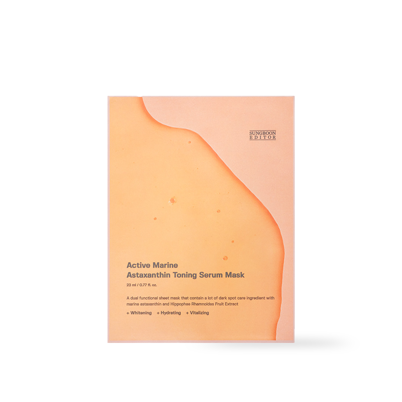 SUNGBOON EDITOR Active Marine Astaxanthin Mask 23g