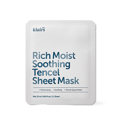 Dear Klairs Rich Moist Soothing Tencel Sheet Mask 25ml x 10ea product image