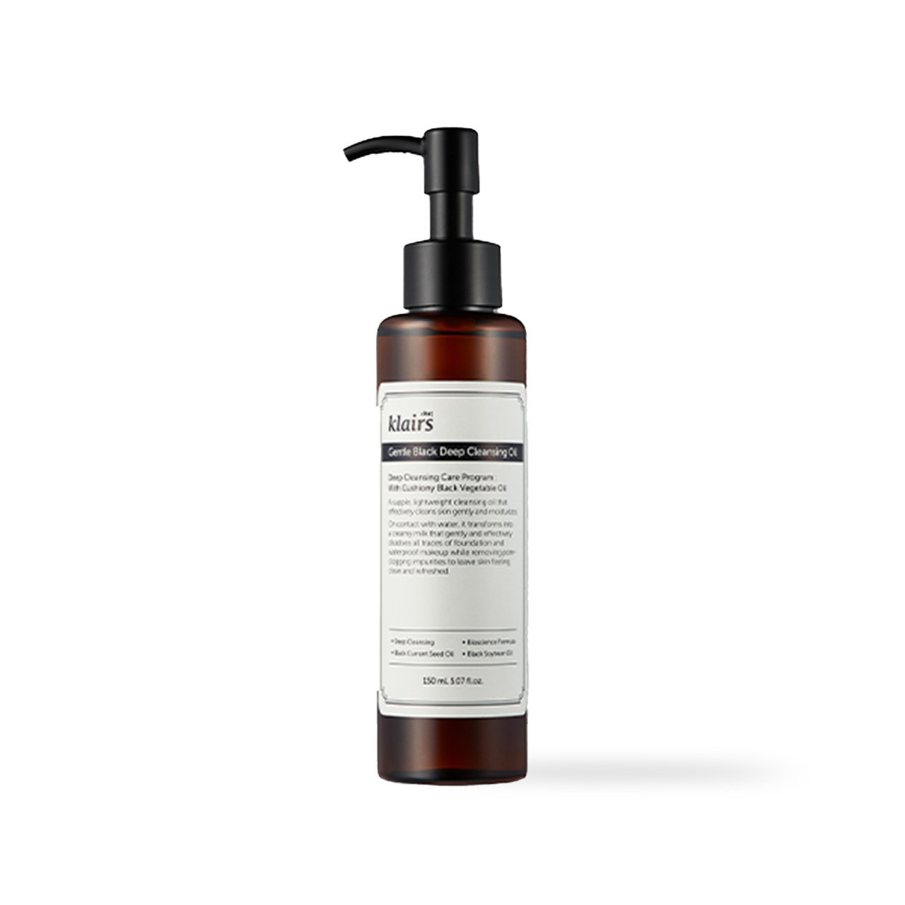 Dear Klairs Gentle Black Deep Cleansing Oil 150ml