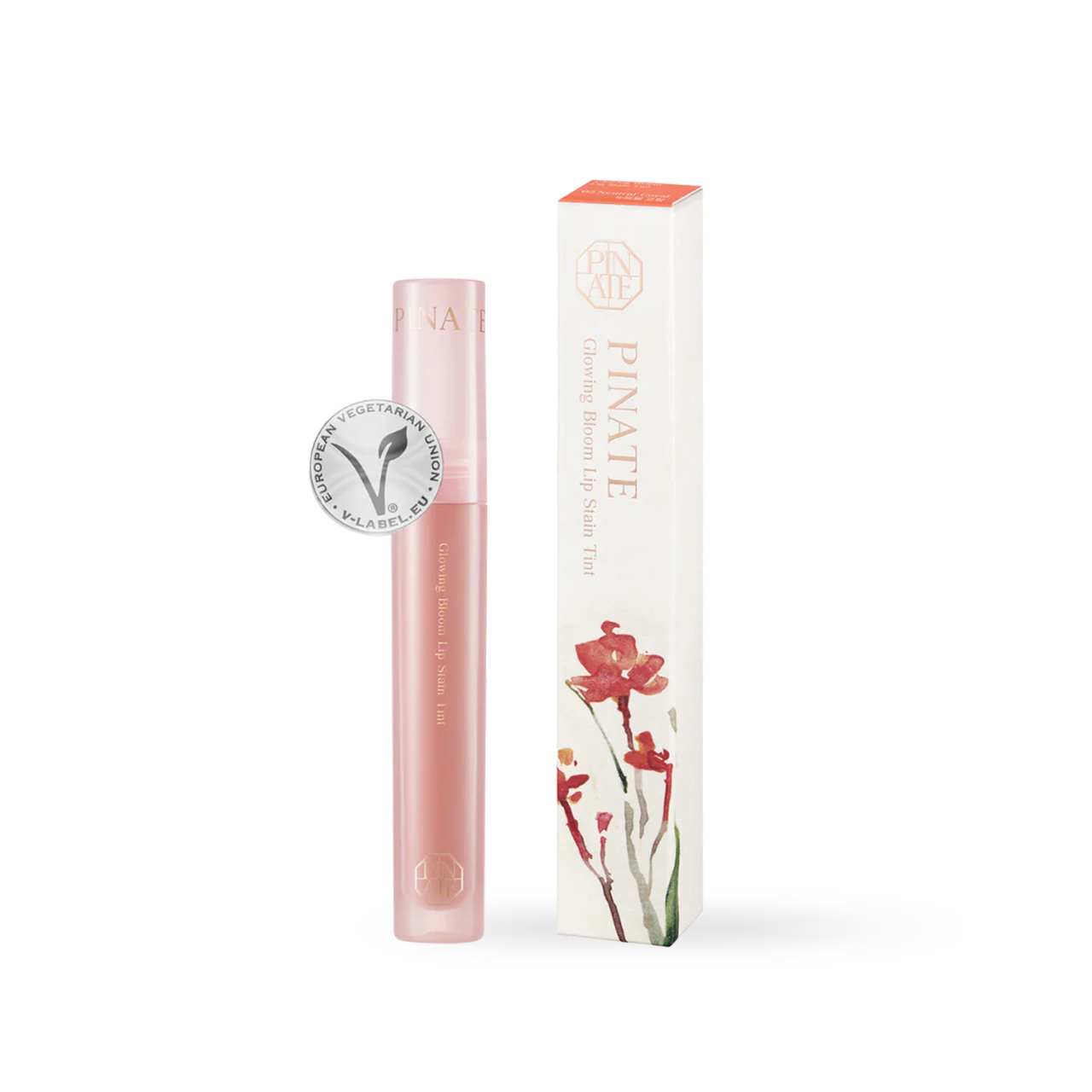 Pinate Glowing Bloom Lip Stain - 01 Icy Rose - 01 Icy Rose