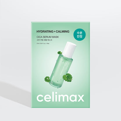 Celimax The Real Cica Calming Serum Mask 10ea — Korean skincare product