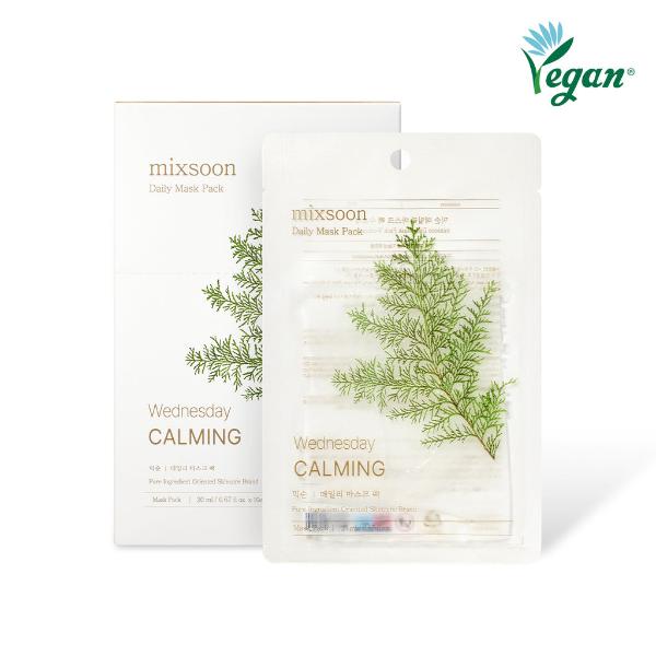 MIXSOON Daily Mask Pack_Wednesday_Calming 20ml*10ea