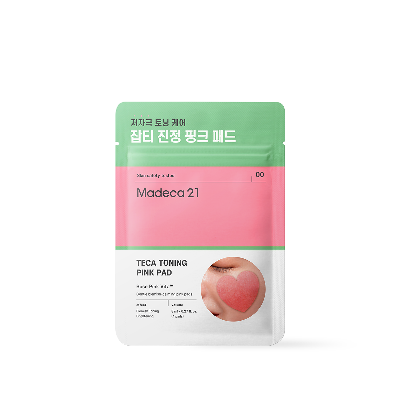 Madeca21 Teca Toning Pink Pad 4ea