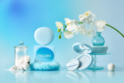 Tocobo Blur Finish Sun Cushion 01 COTTON BLUE 13g - 01 COTTON BLUE
