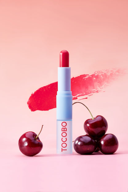 Tocobo Glass Tinted Lip Balm 011 FLUSH CHERRY 3.5g - 011 FLUSH CHERRY