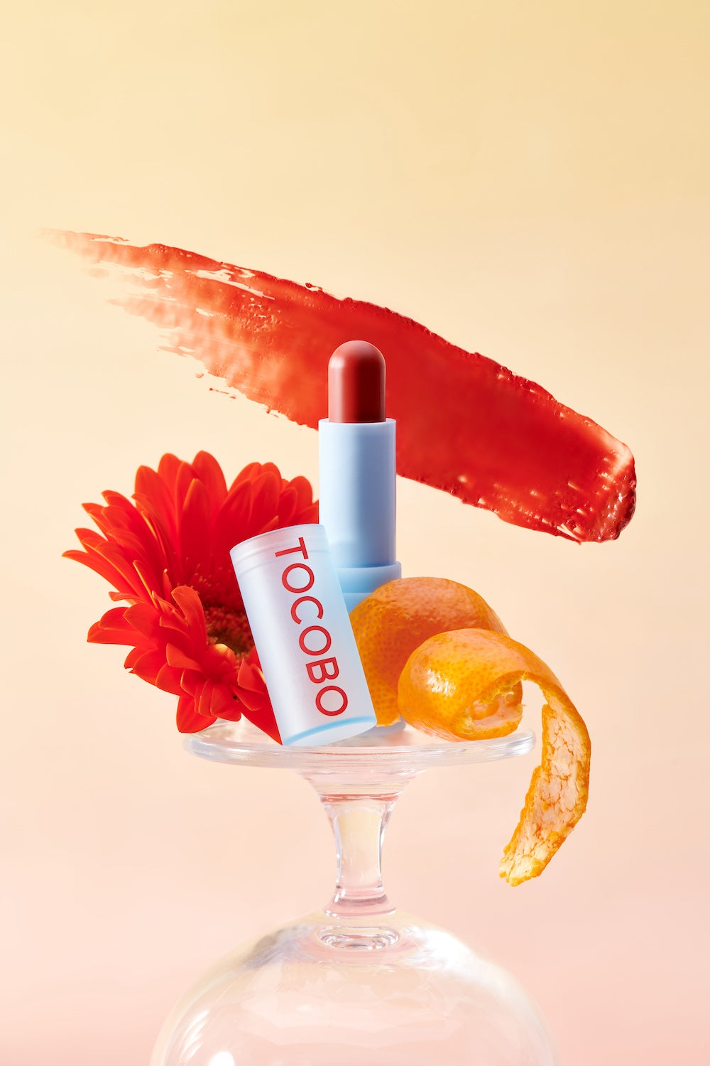 TOCOBO Glass Tinted Lip Balm 013 TANGERINE RED 3.5g - official product image 3