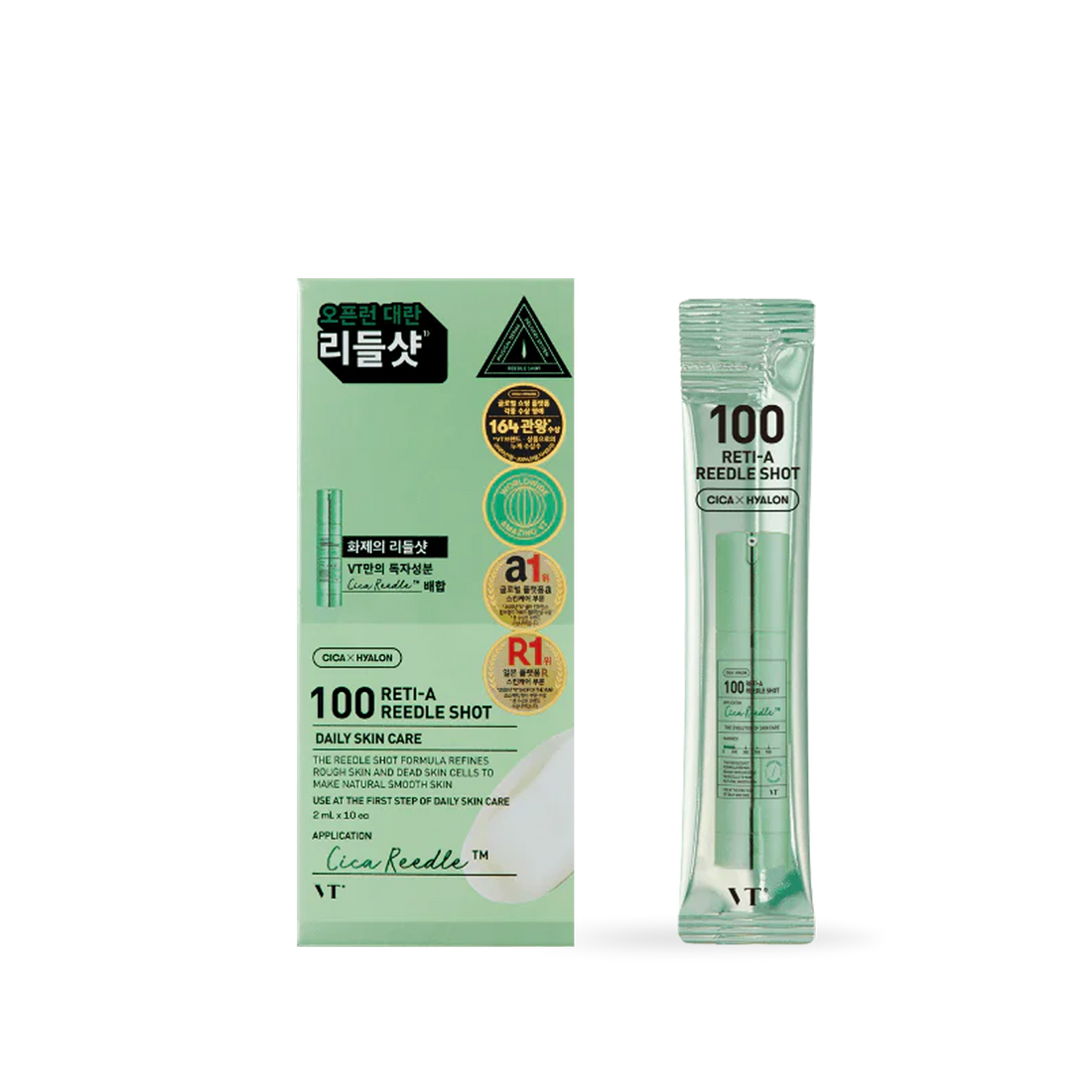VT Cosmetics 100 RETI-A Reedle shot 10ea