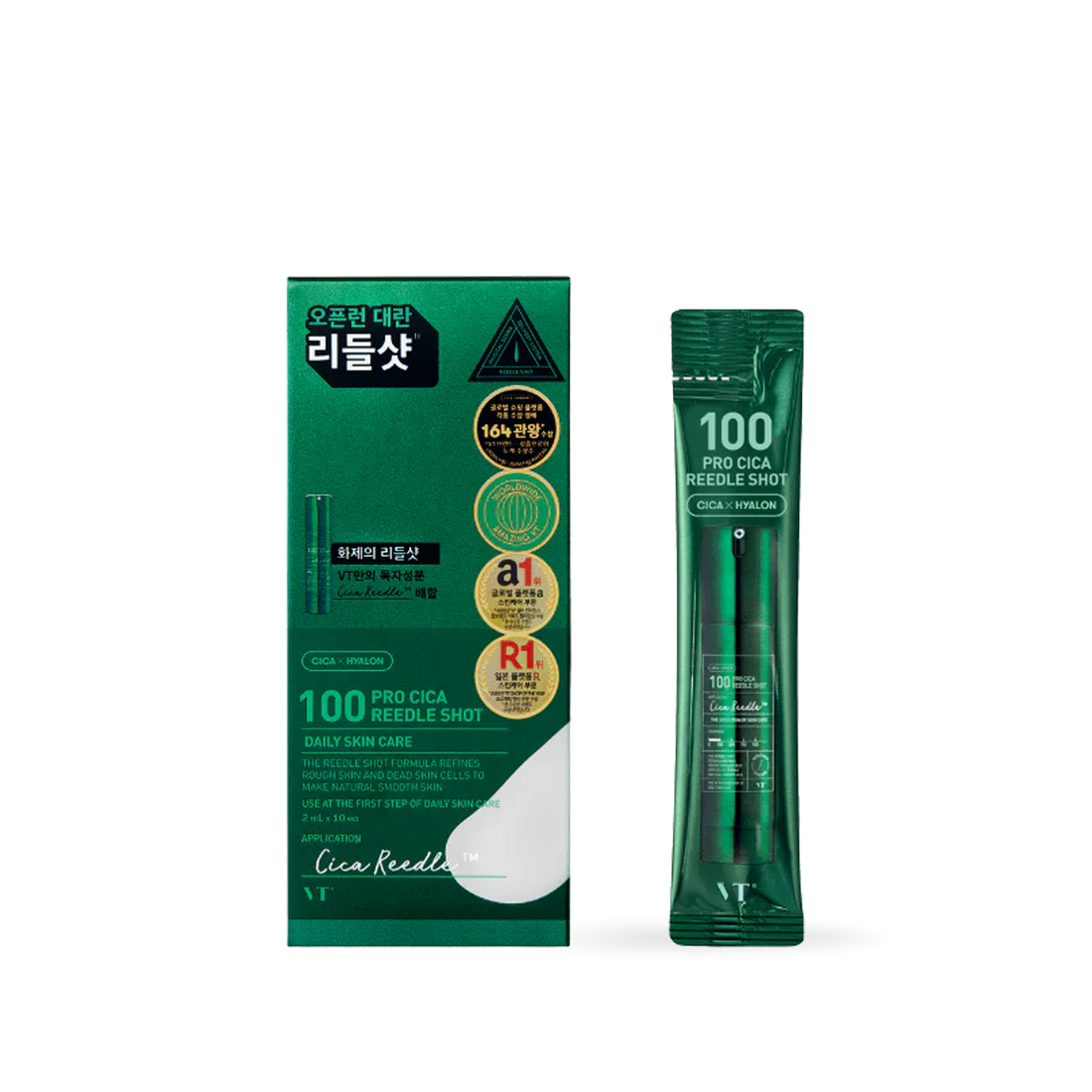 VT Cosmetics 100 PRO CICA Reedle shot 10ea