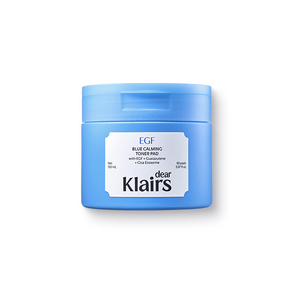 Dear,Klairs EGF Blue Calming Toner Pad 150 ml 60 Pads
