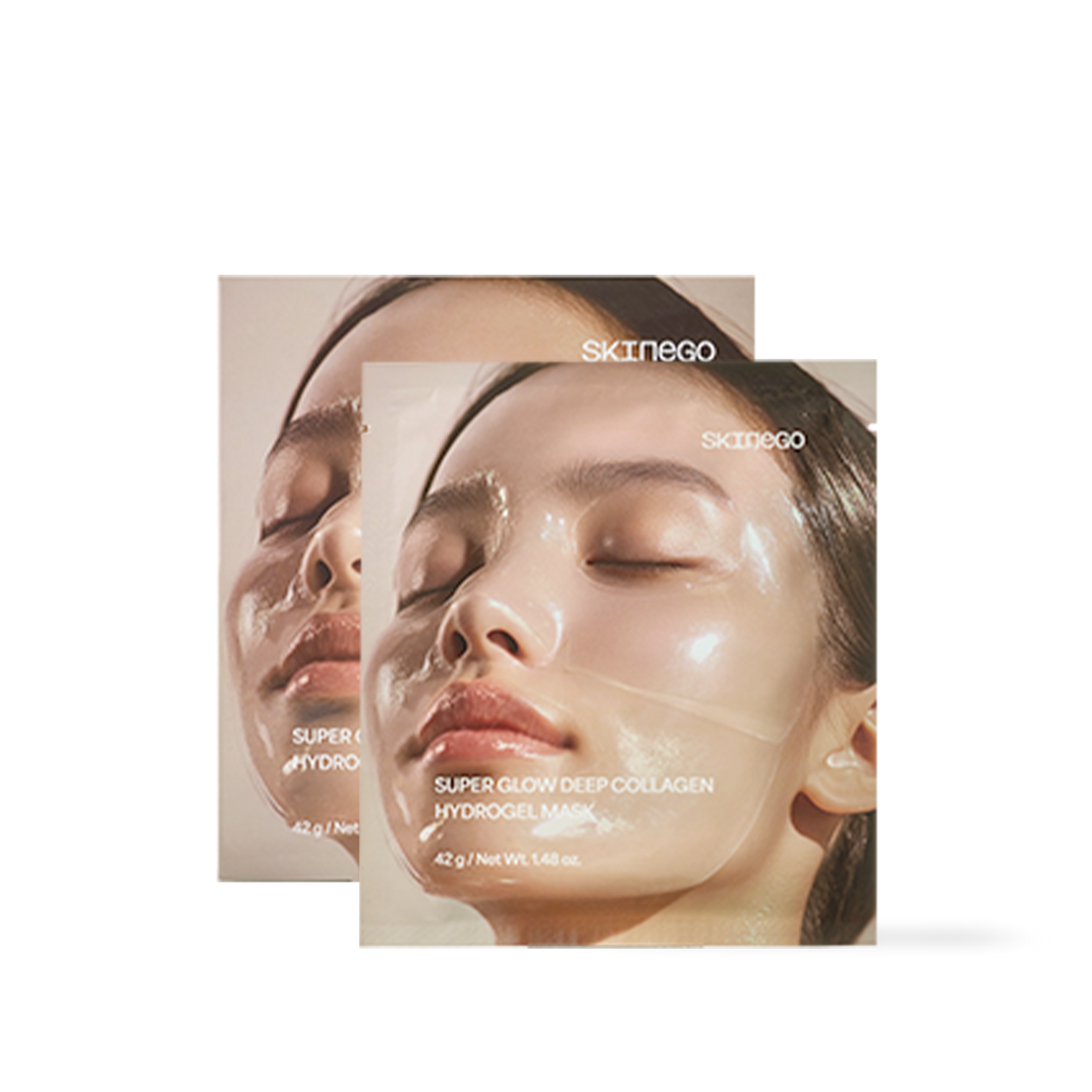 Skinego Super Glow Deep Collagen Hydrogel Mask - 2 Size