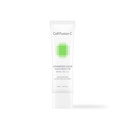 CellFusionC Advanced Clear Sunscreen 100 SPF50+/PA++++ 50ml — product photo