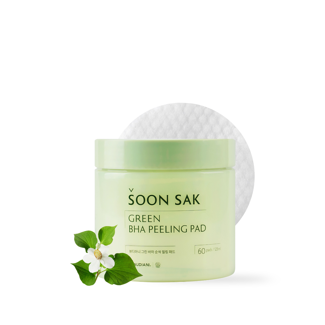 Beaudiani Green BHA Soon Sak Peeling Pad 60ea