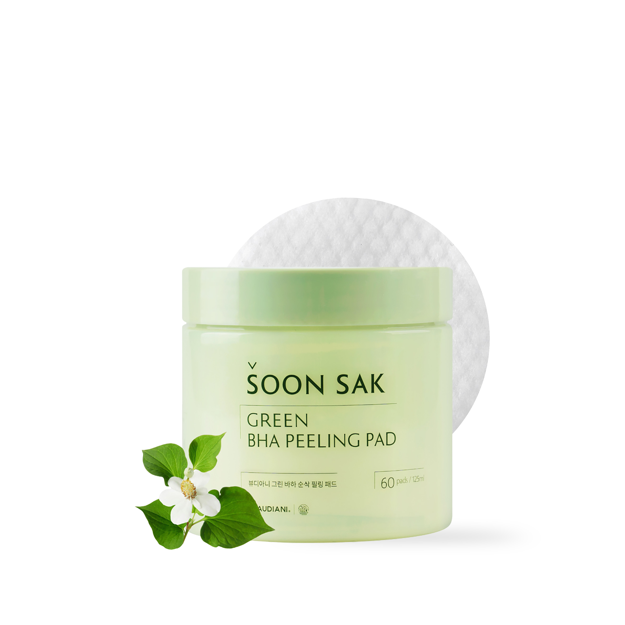 Beaudiani Green BHA Soon Sak Peeling Pad 60ea