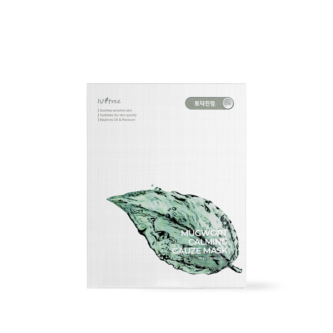 Isntree Mugwort Calming Gauze Mask 23g*10ea
