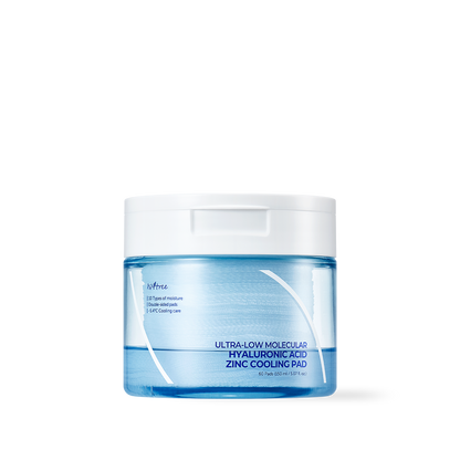 Isntree Ultra-Low Molecular Hyaluronic Acid Zinc Cooling Pad 150ml 60ea - 150ml 60ea product image