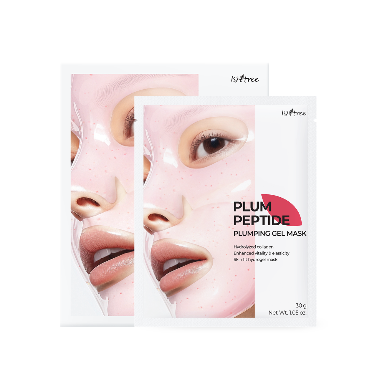 Isntree Plum Peptide Plumping Gel Mask 30g*4ea