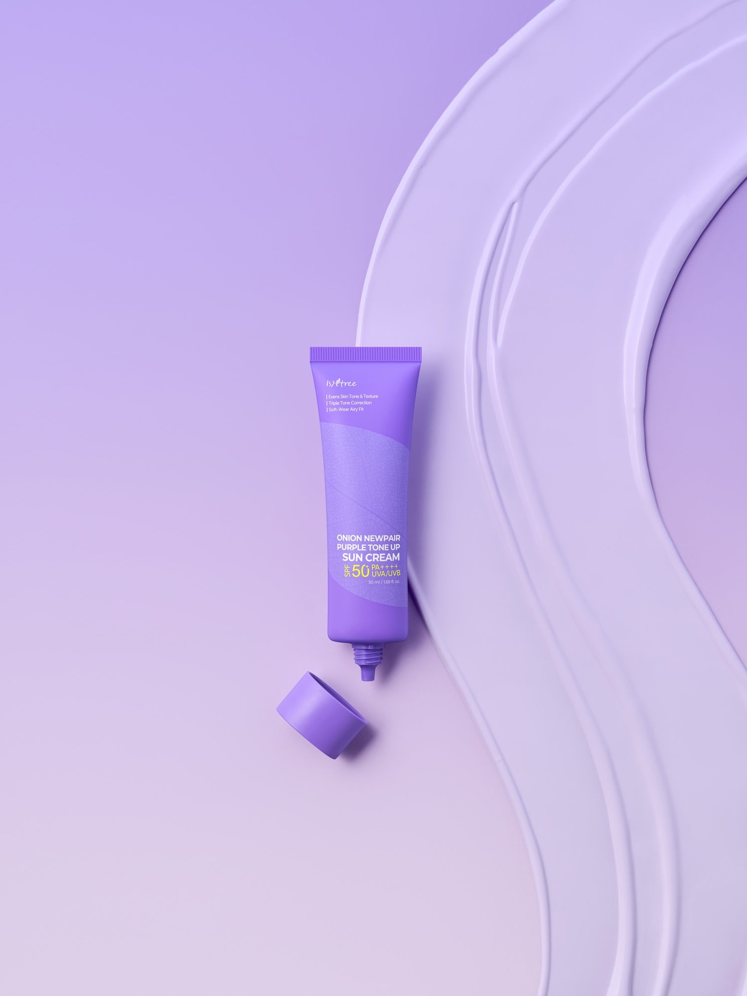 Isntree Onion Newpair Purple Tone Up Sun Cream 50ml product image 3