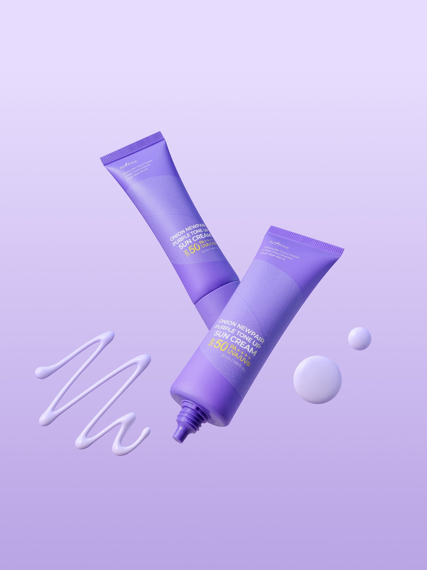 Isntree Onion Newpair Purple Tone Up Sun Cream 50ml product image 5