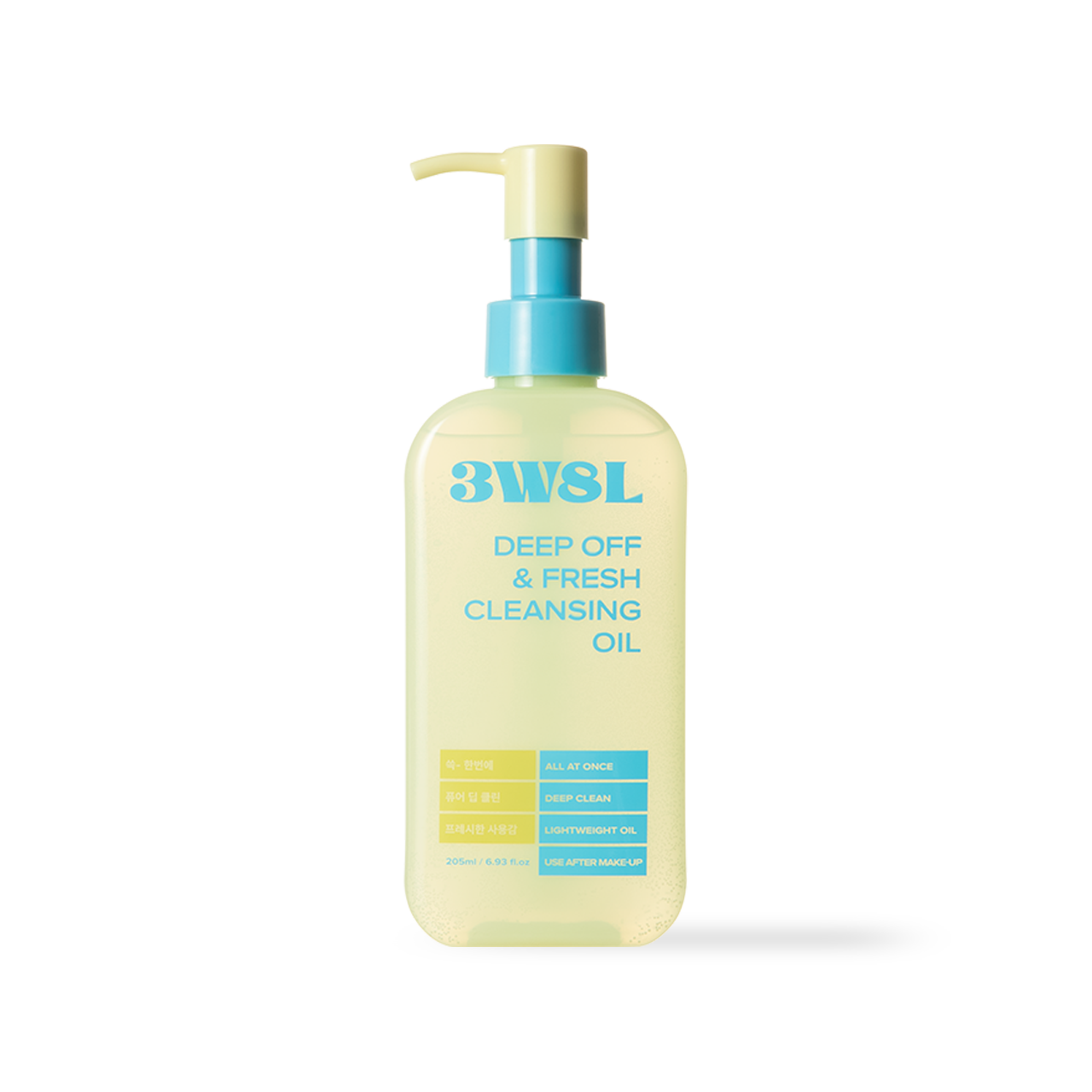 3W8L Deep Off &amp; Fresh Cleansing Oil 205ml