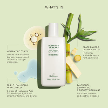 haruharuwonder Black Bamboo Top-to-Toe SPF Veil 100ml product image 5