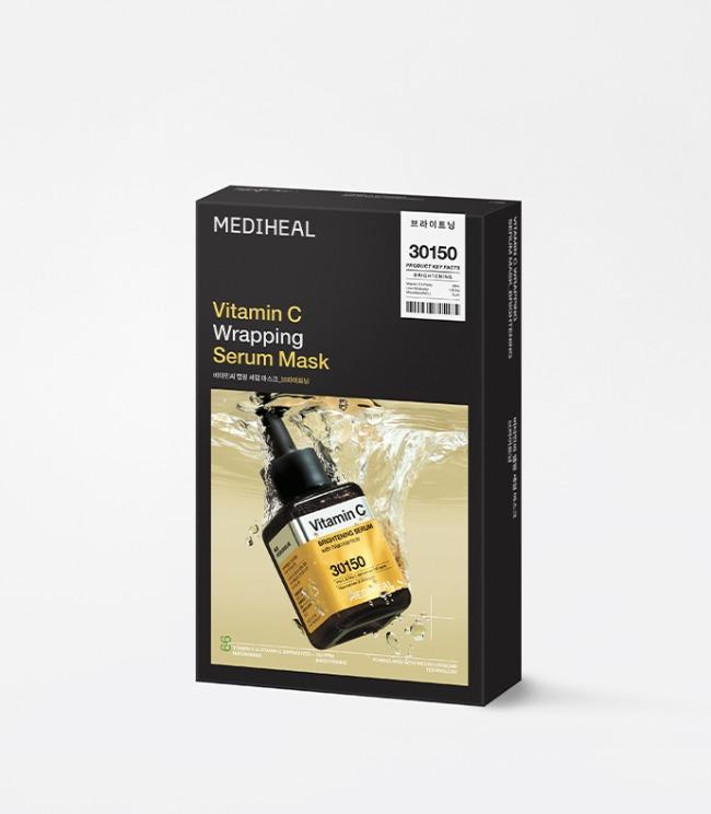 Mediheal Vitamin C Wrapping Serum Mask Brightening 10ea