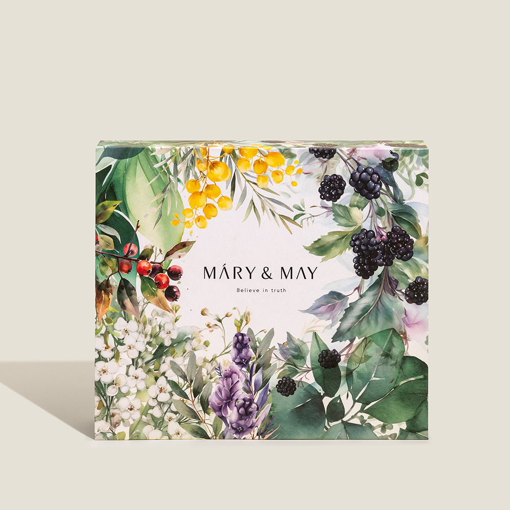 [Mary&amp;May] Soothing Gel Cream+Idebenone Blackberry Cream Duo Set 100g x2