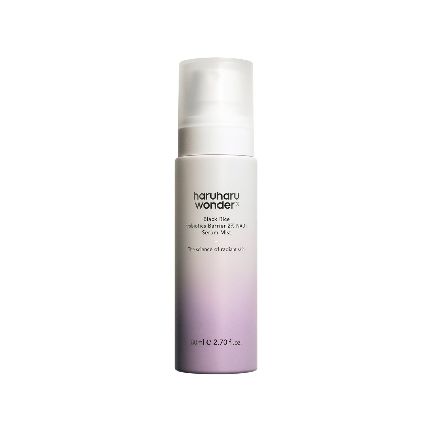 haruharuwonder Black Rice Probiotics Barrier 2% NAD + Serum Mist 80ml product image 2