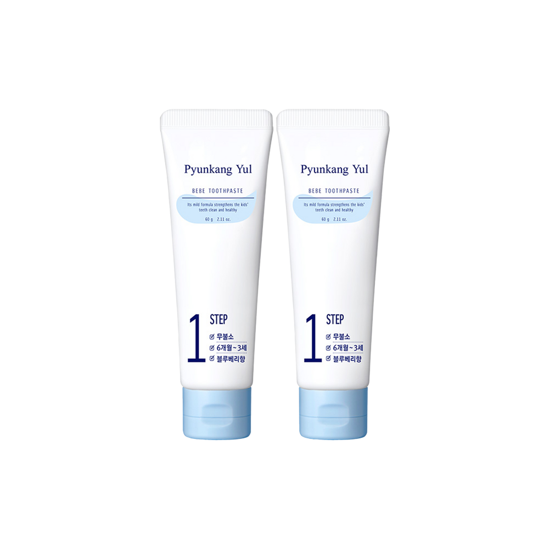 PyunkangYul Bebe Toothpaste (Blueberry) 60g*2 - 60g