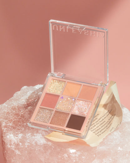 Unleashia Glitterpedia Eye Palette No.3 All of Coralpink 6.6g