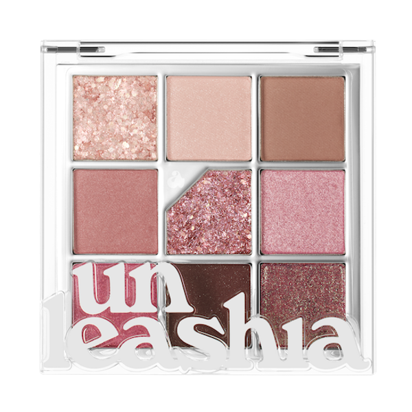 Unleashia Glitterpedia Eye Palette No.5 All of Dusty Rose 7.6g_MX