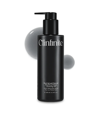 Clinfinite Black Salt &amp; Charcoal Blackhead Deep Cleansing Oil 200ml