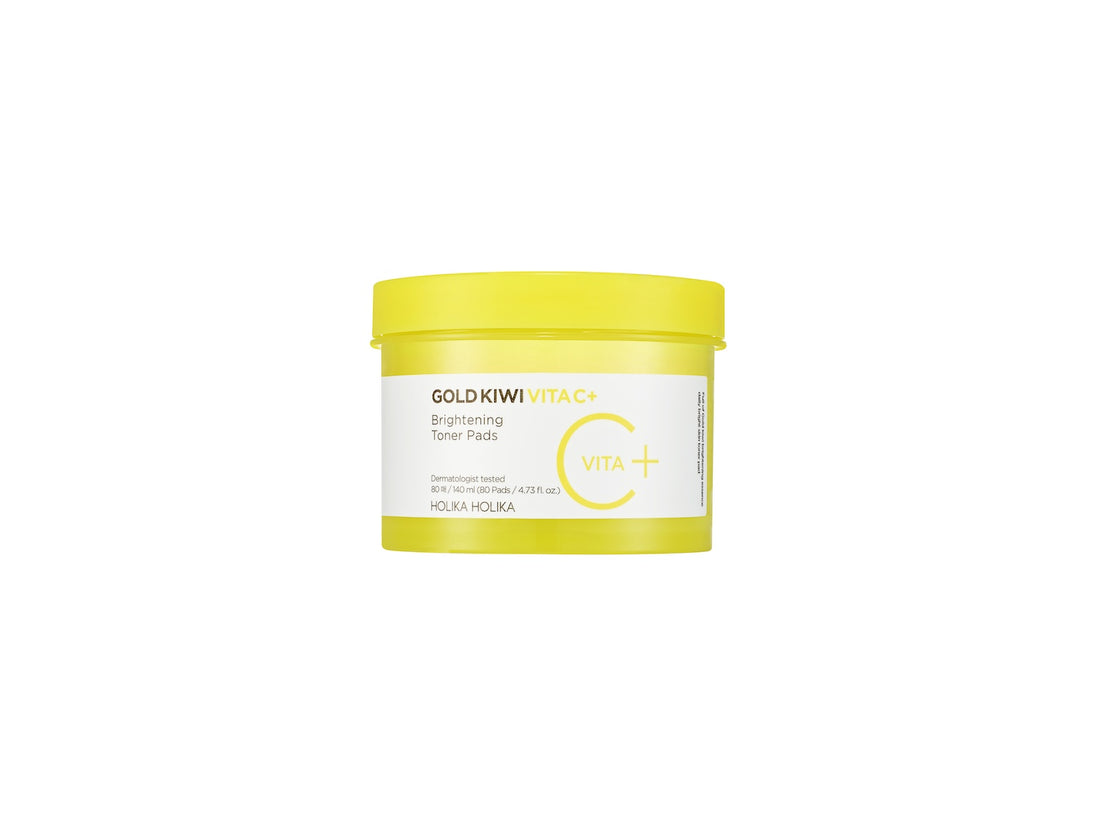 HolikaHolika Gold Kiwi Vita C Plus Brightening Toner Pad 80pcs