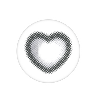 cocoview AXIAL FIXED Heart Ruri Gray 1month 0.00D 1ea/1Vial