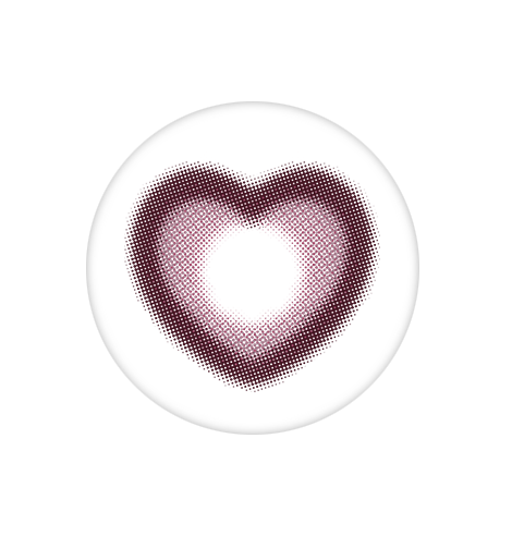 cocoview AXIAL FIXED Heart Ruri Pink 1month 0.00D 1ea/1Vial