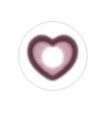 cocoview AXIAL FIXED Heart Ruri Pink 1month 0.00D 1ea/1Vial