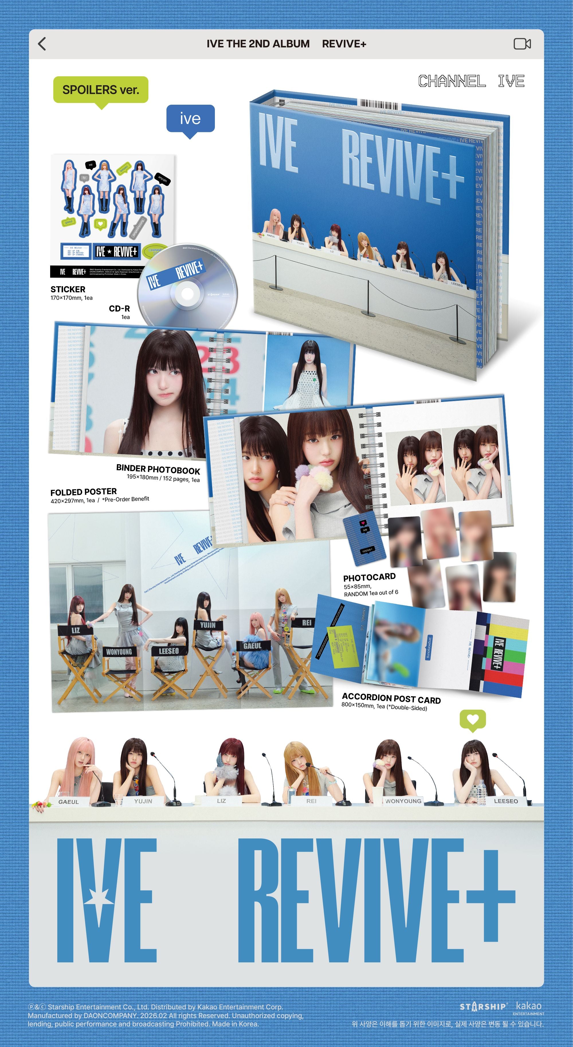 IVE IVE THE 2ND ALBUM [REVIVE+] (SPOILERS ver.)