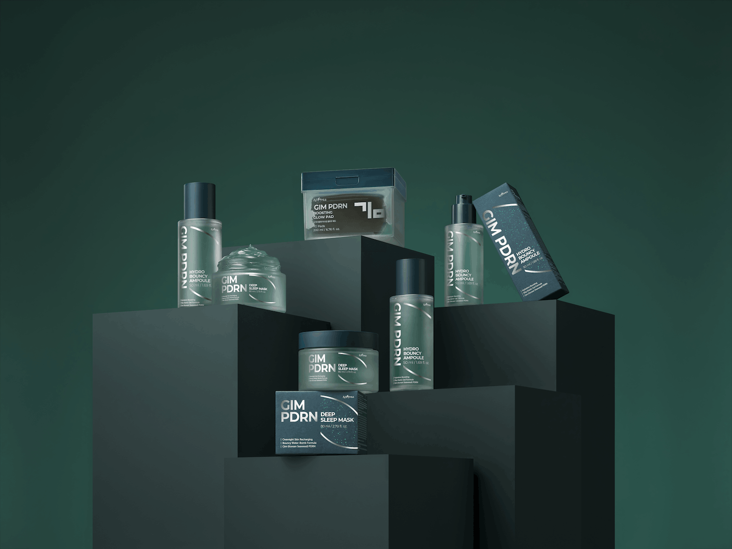 Isntree GIM PDRN Boosting Glow Pad (200ml)70ea - 200ml / 70ea