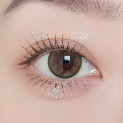 Qrsessed 1 Day Colored Contact Lens - Never Olive 0.00 (10 pcs)