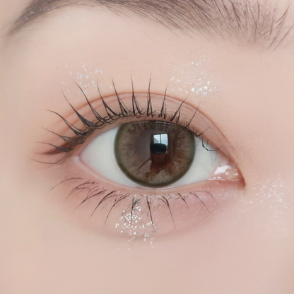 Qrsessed 1 Day Colored Contact Lens - Never Olive 0.00 (10 pcs)
