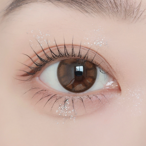Qrsessed 1 Day Colored Contact Lens - Doll Choco 0.00 (10 pcs)