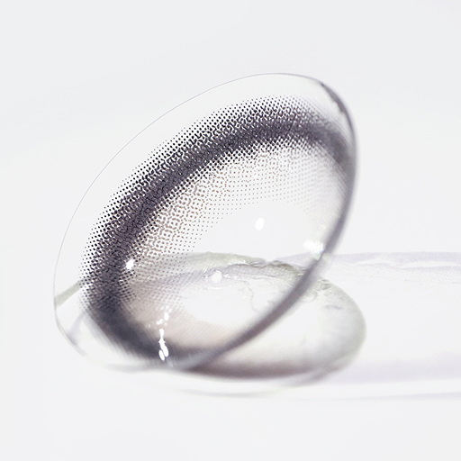 Qrsessed 1 Day Colored Contact Lens - Runway Gray 0.00 (10 pcs)