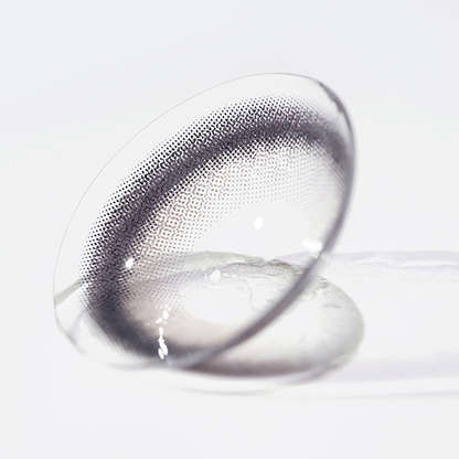 Qrsessed 1 Day Colored Contact Lens - Runway Gray 0.00 (10 pcs)