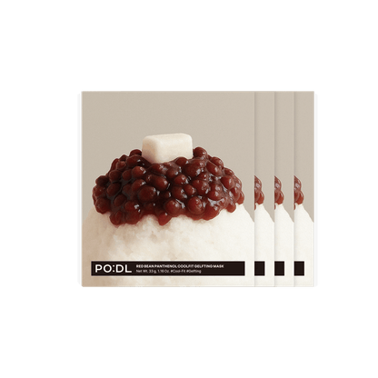 PO:DL Red Bean Panthenol Coolfit Gelfting Mask (4ea) (+Special Gift)