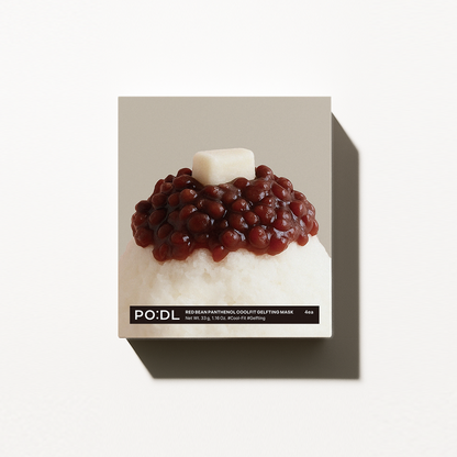 PO:DL Red Bean Panthenol Coolfit Gelfting Mask (4ea) (+Special Gift)