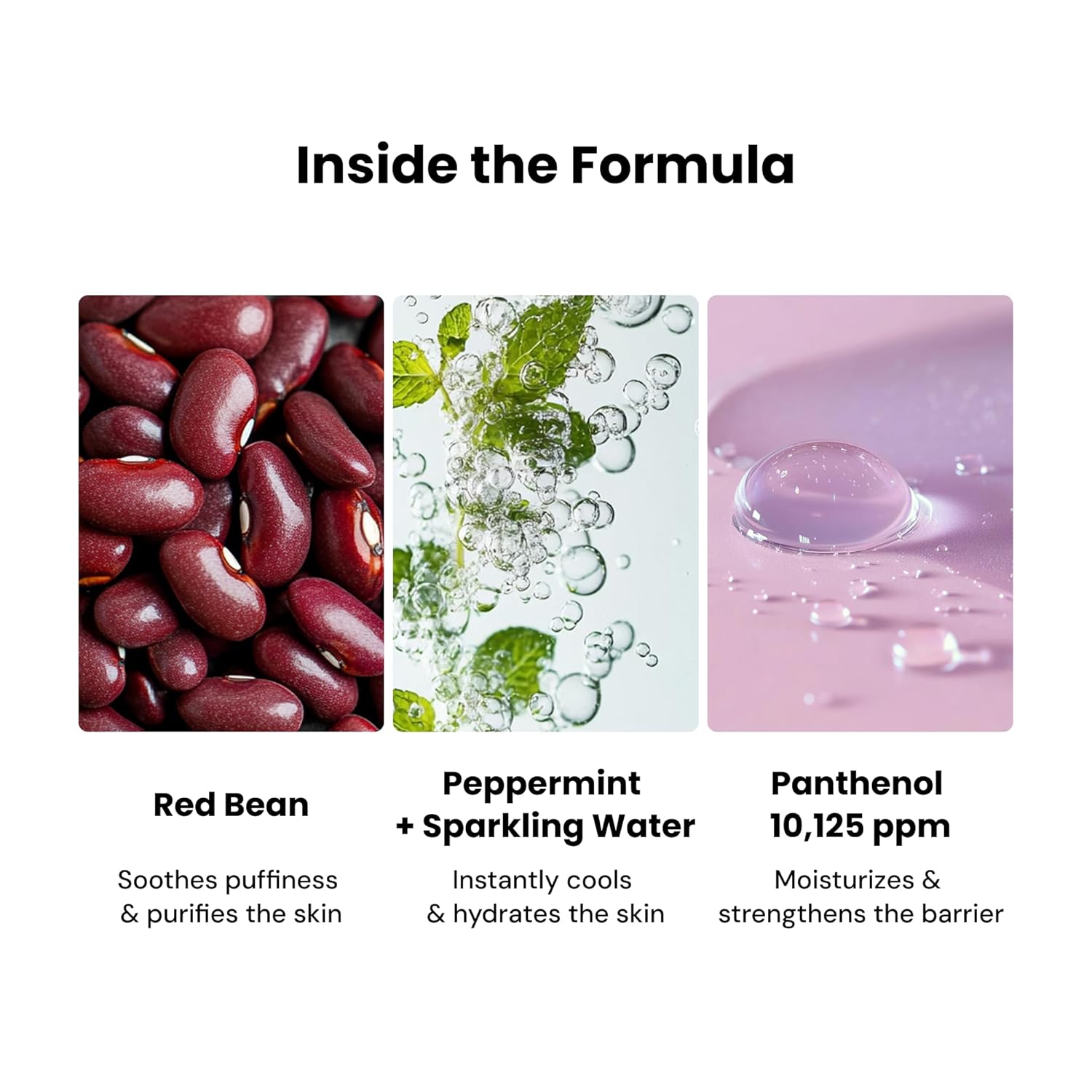 PO:DL Red Bean Panthenol Coolfit Gelfting Mask (4ea) (+Special Gift)